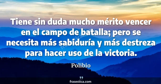 Cita de Polibio