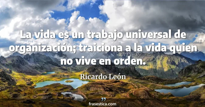 Cita de Ricardo León