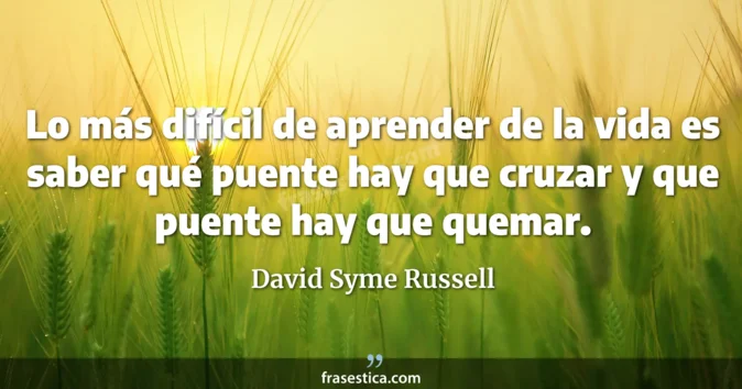 Cita de David Syme Russell
