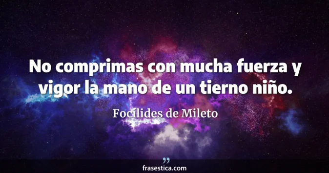 Cita de Focílides de Mileto