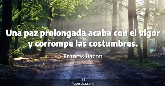 Cita de Francis Bacon