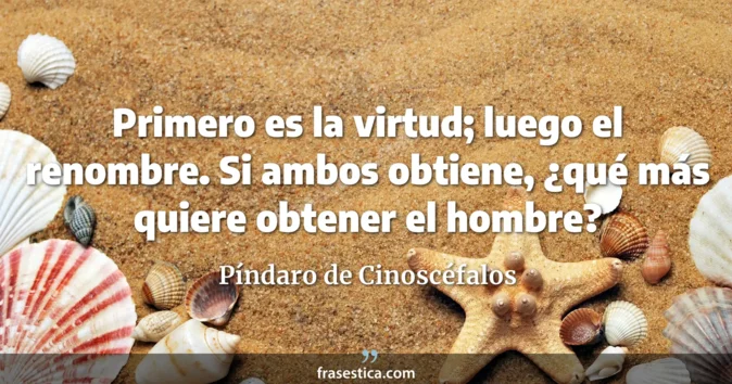 Cita de Píndaro de Cinoscéfalos