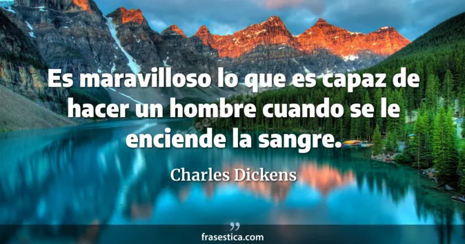 Cita de Charles Dickens