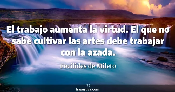 Cita de Focílides de Mileto