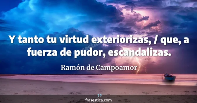 Cita de Ramón de Campoamor