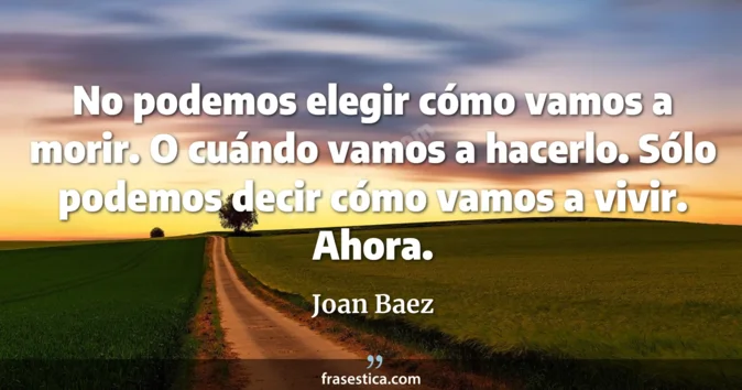 Cita de Joan Baez