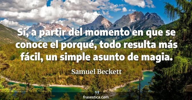 Cita de Samuel Beckett