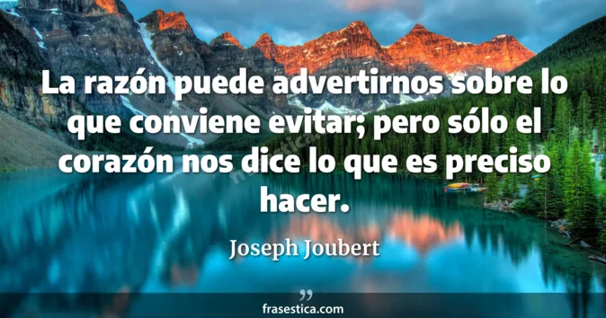 Cita de Joseph Joubert