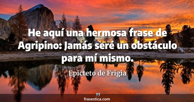 Cita de Epicteto de Frigia