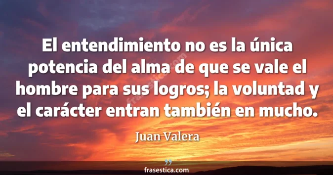 Cita de Juan Valera