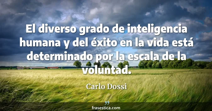 Cita de Carlo Dossi