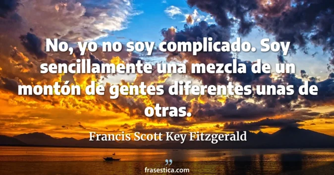 Cita de Francis Scott Key Fitzgerald