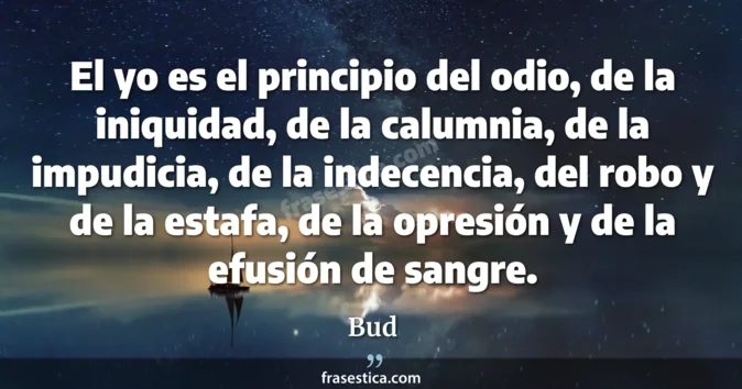 Cita de Bud