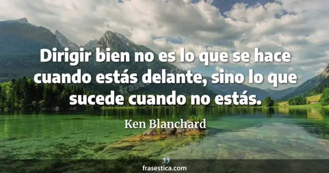 Cita de Ken Blanchard