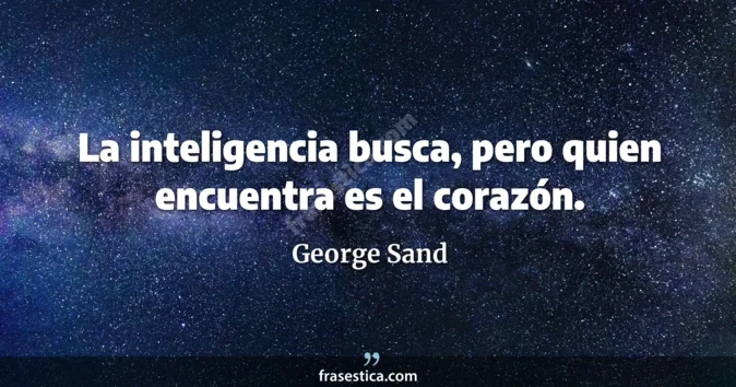 Cita de George Sand