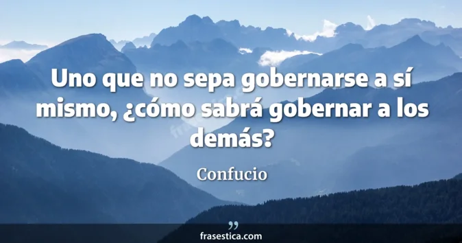 Cita de Confucio