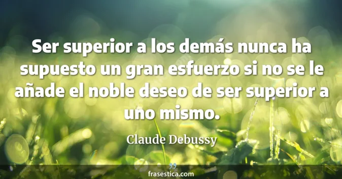 Cita de Claude Debussy