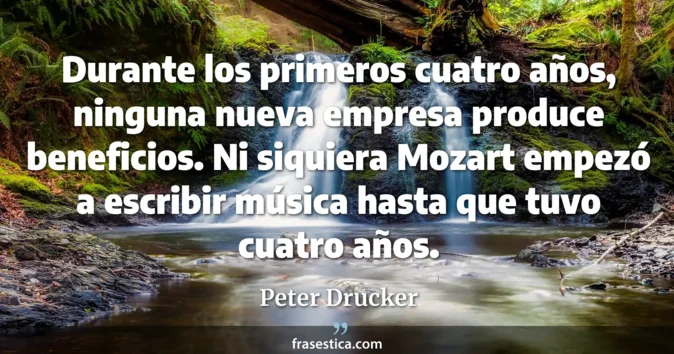 Cita de Peter Drucker