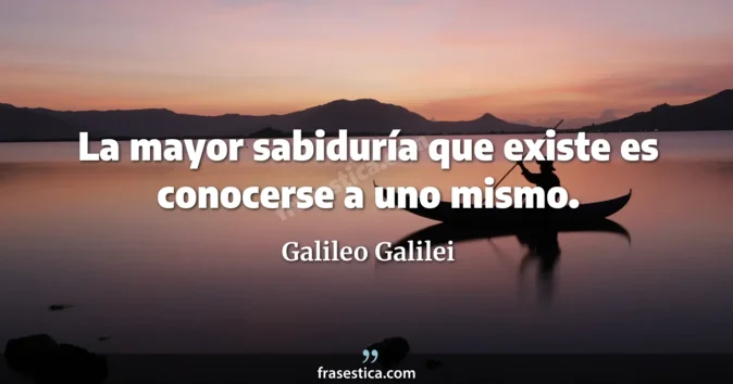 Cita de Galileo Galilei