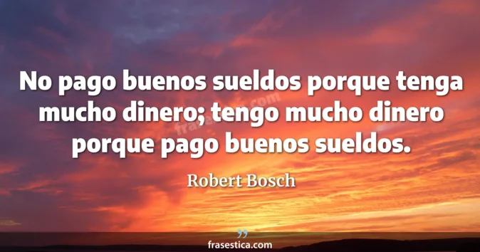 Cita de Robert Bosch