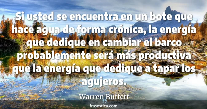 Cita de Warren Buffett
