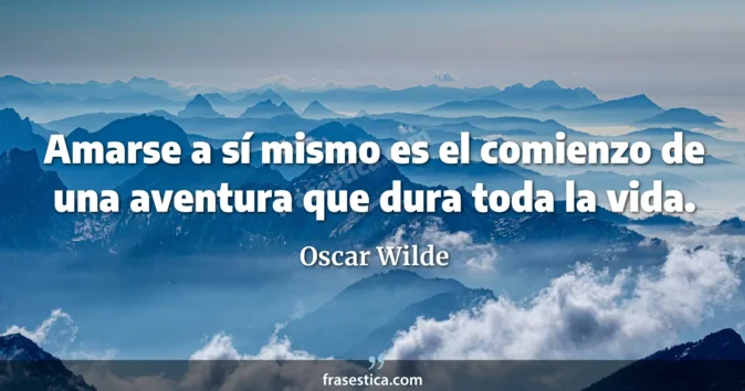 Cita de Oscar Wilde