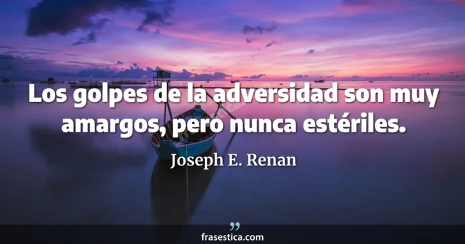 Cita de Joseph E. Renan