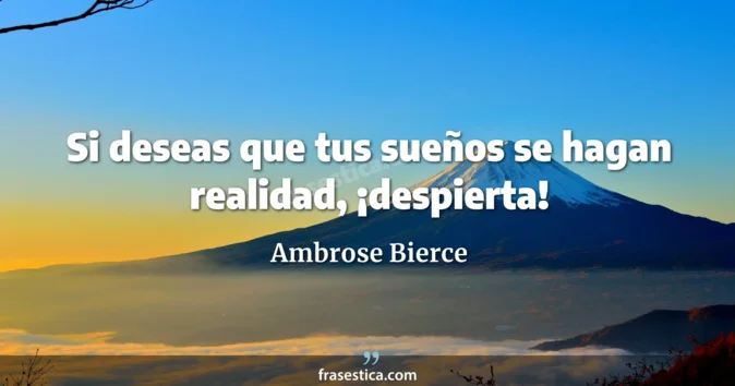 Cita de Ambrose Bierce