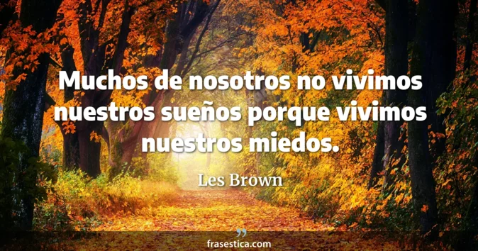 Cita de Les Brown