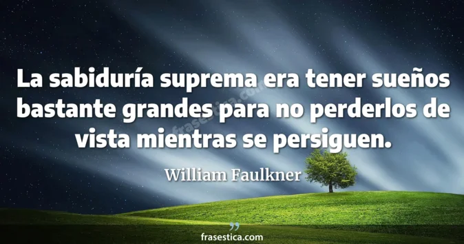 Cita de William Faulkner