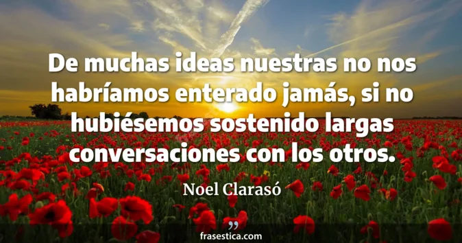 Cita de Noel Clarasó