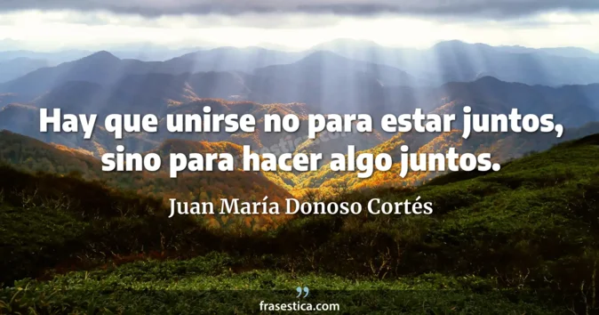 Cita de Juan María Donoso Cortés