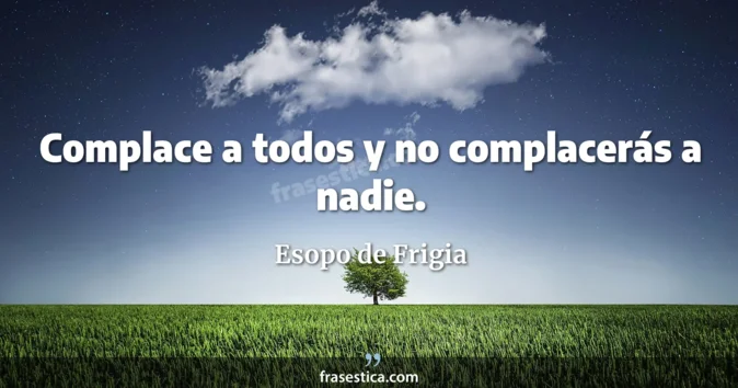 Cita de Esopo de Frigia