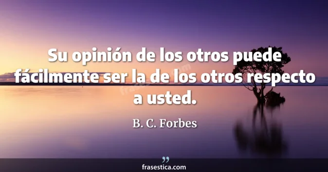 Cita de B. C. Forbes