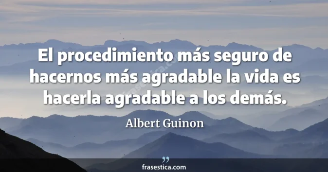 Cita de Albert Guinon