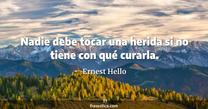 Cita de Ernest Hello