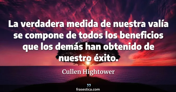 Cita de Cullen Hightower