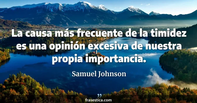 Cita de Samuel Johnson