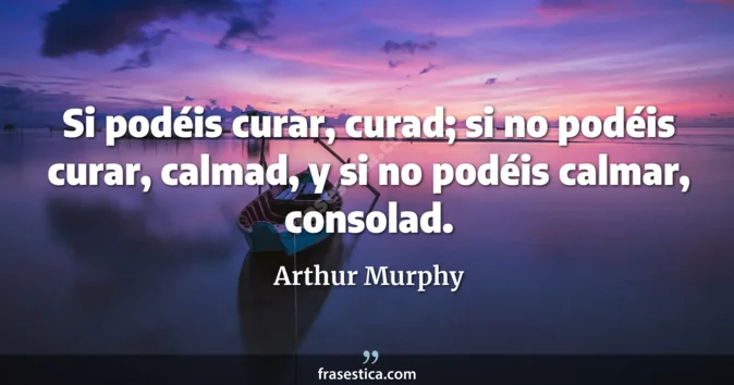 Cita de Arthur Murphy