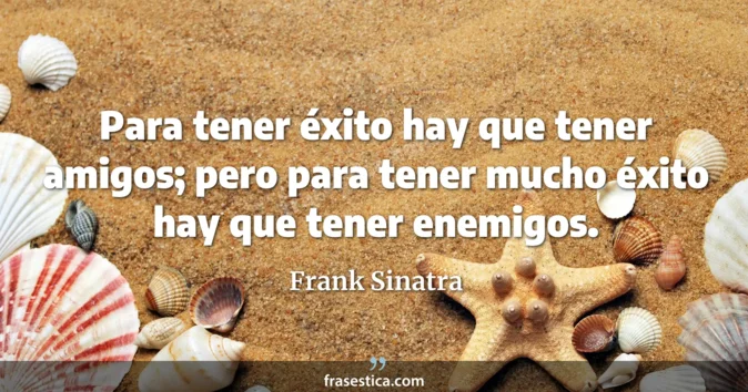 Cita de Frank Sinatra
