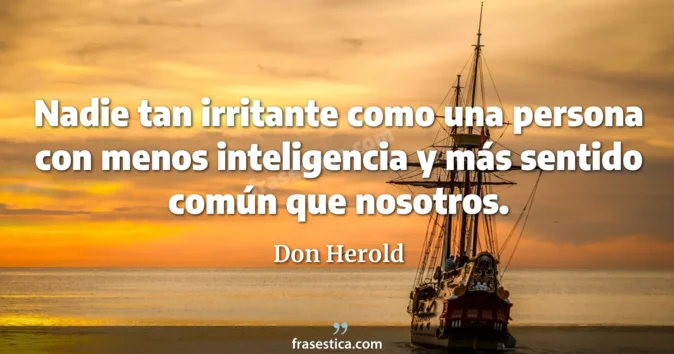 Cita de Don Herold