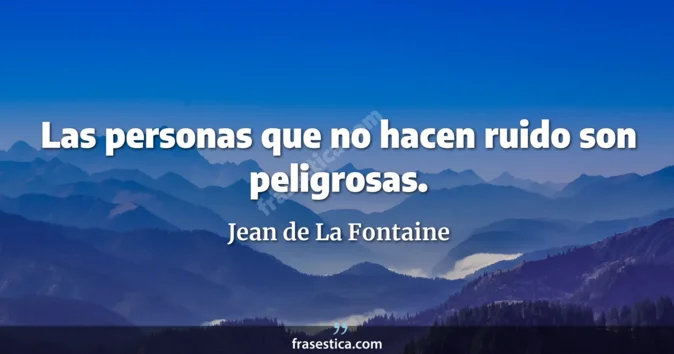 Cita de Jean de La Fontaine