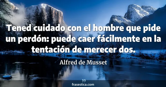 Cita de Alfred de Musset