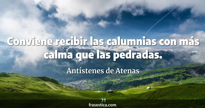 Cita de Antístenes de Atenas