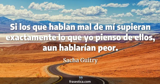 Cita de Sacha Guitry