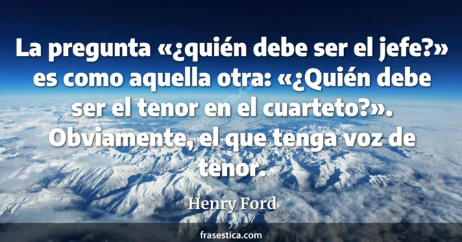 Cita de Henry Ford