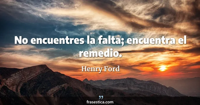 Cita de Henry Ford
