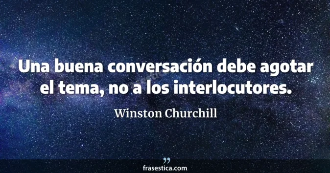 Cita de Winston Churchill