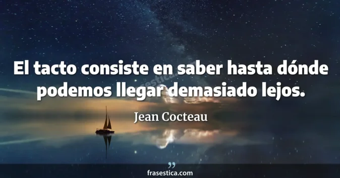 Cita de Jean Cocteau