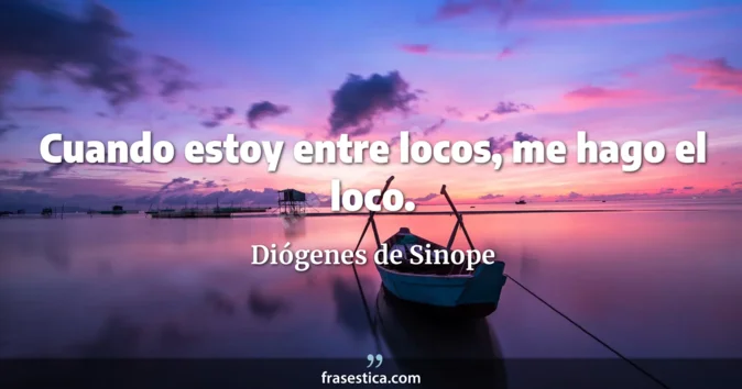 Cita de Diógenes de Sinope